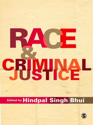 cover image of Race and Criminal Justice